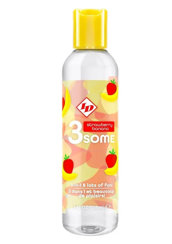 Id 3 Some 3-In-1 Multi Use Flavored Lubricant Strawberry Banana