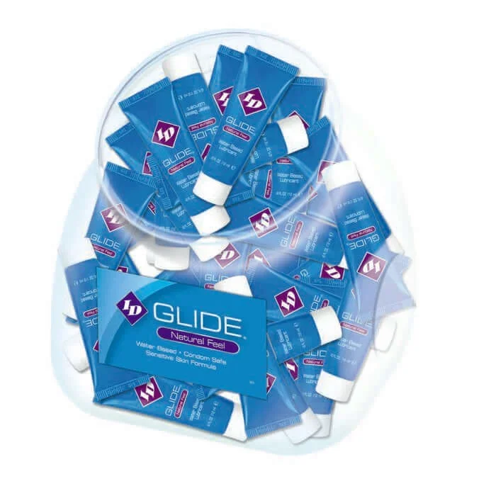 ID Glide Water-Based Personal Lubricant 72 pc – Ultra Long Lasting