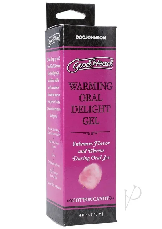 Ignite Passion with GoodHead Warm Head Gel Cotton Candy 4oz