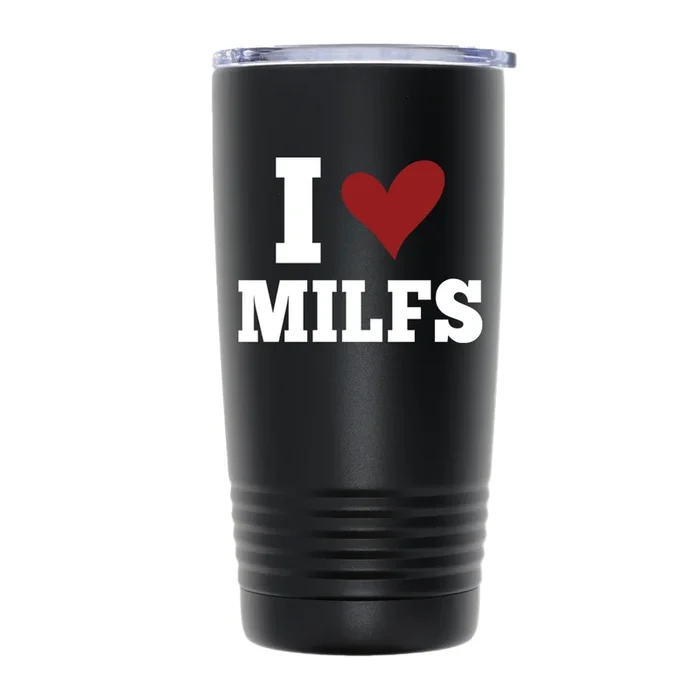 IHeartMILFS001 20oz TUMBLER – BLACK