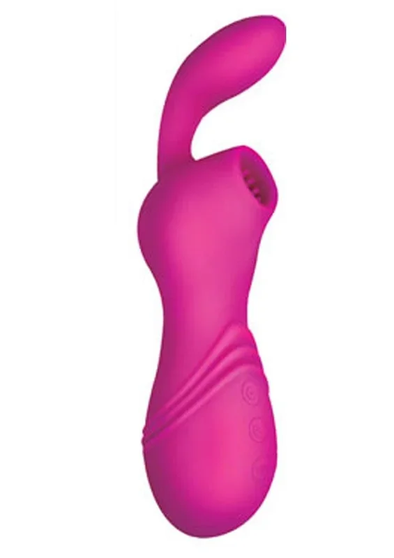 Infinitt Suction Massager Two Rechargeable Silicone Vibrator