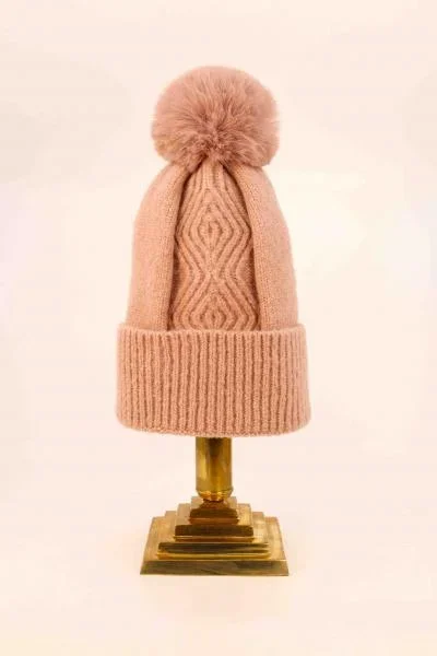 Ingrid Bobble Hat – Petal