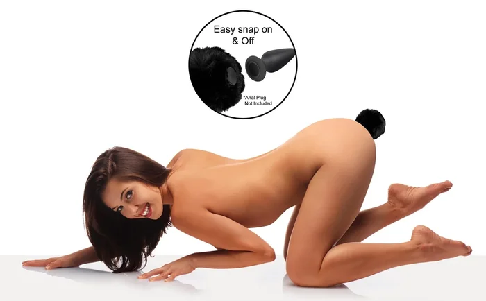 Interchangeable Bunny Tail – Black