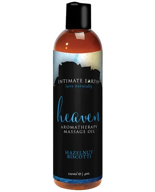 Intimate Earth Heaven Massage Oil – 120 mL Hazelnut Biscotti