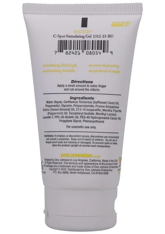 Intimate Enhancements Excite Clitoral Stimulating Gel