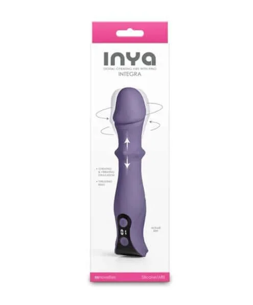 INYA Integra Rechargeable Multifunction Vibrator Purple