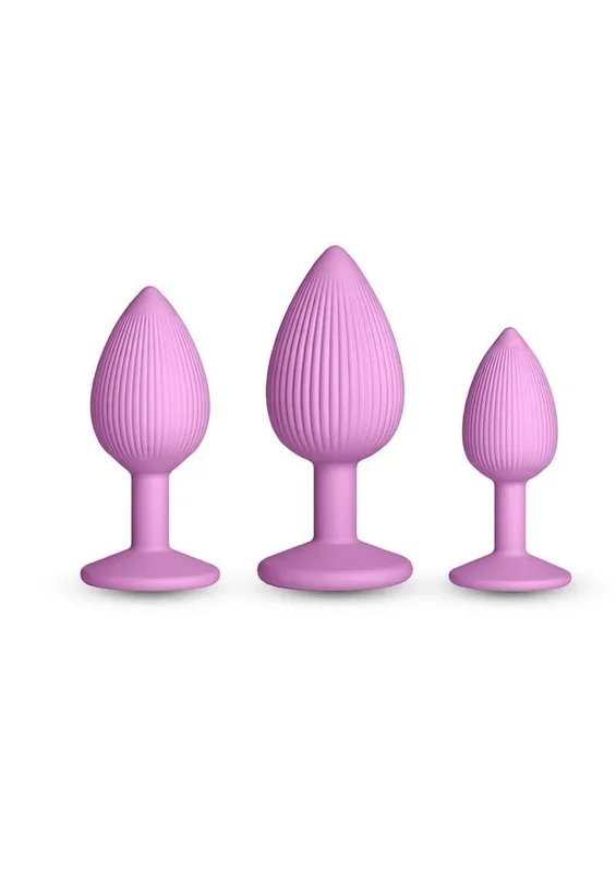 Inya Triple Ace Kit Silicone Lube Channel Anal Plugs