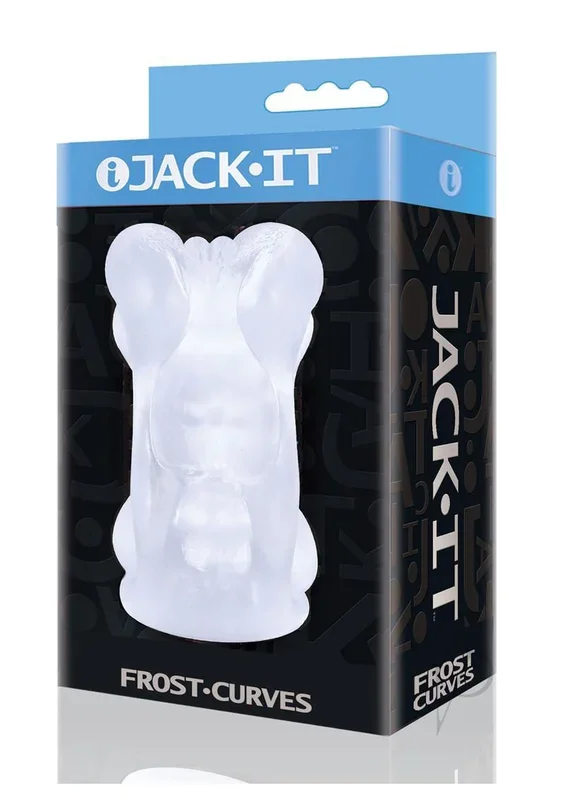 Jack-It Frost Curves Male Masturbator Stroker with Grip