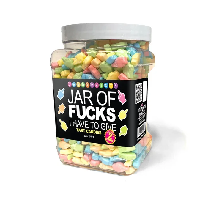 Jar Of Fucks I Have To Give – Fruit Flavoured Lollies – 850 gram Jar