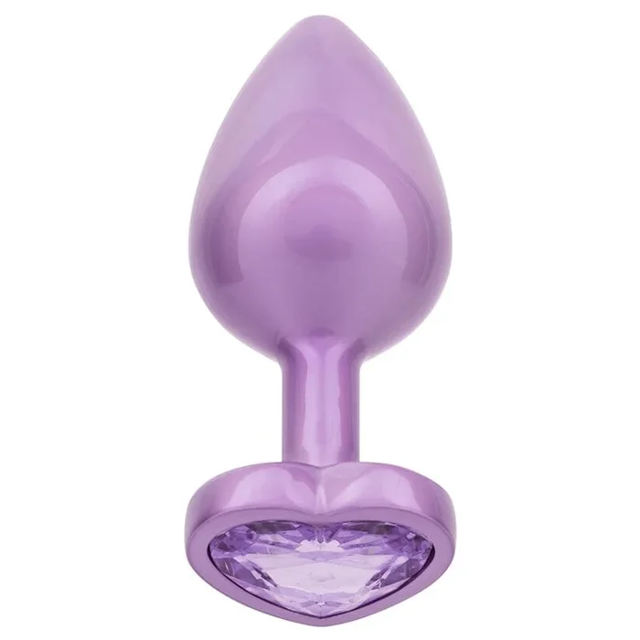 Jewel Amethyst Heart Butt Plug