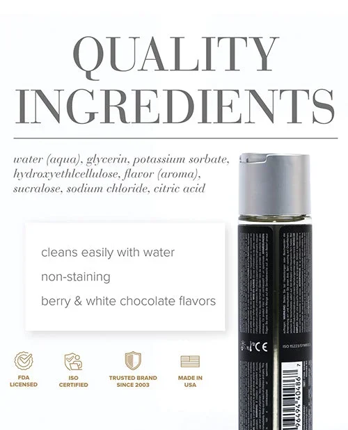 JO Gelato White Chocolate Raspberry Water Based Lubricant 4 oz