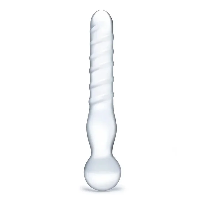 Joystick Clear Glass Dildo