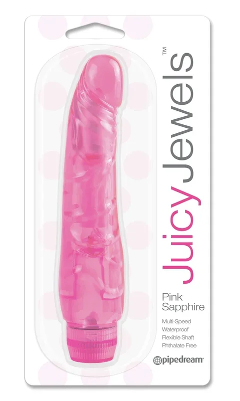 Juicy Jewels Pink Sapphire Realistic Vibrator