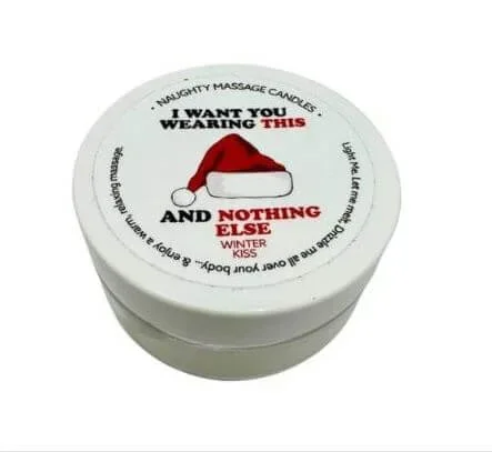 Kama Sutra Holiday Mini Massage Candle 1oz – I Want You Winter Spice