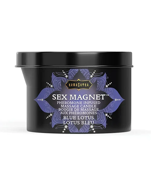 Kama Sutra Sex Magnet Candle with Pour Spout – 6 oz Blue Lotus