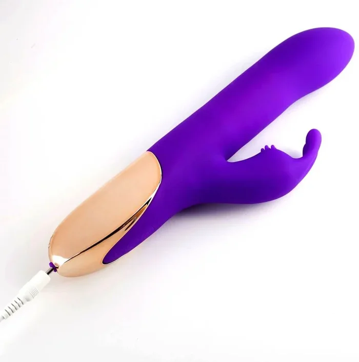 KARLIN SUPERCHARGED SILICONE RABBIT RECHARGEABLE PURPLE