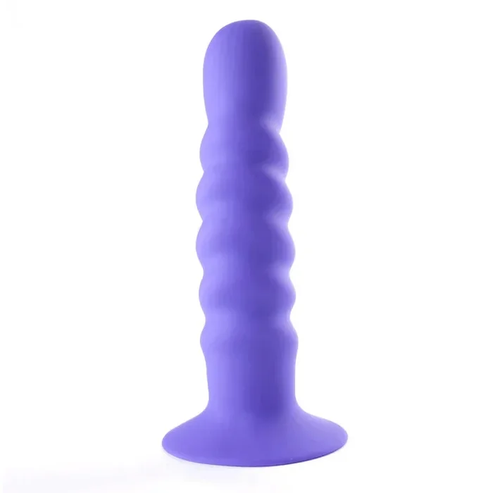 Kendall Silicone Dong Swirled Satin Finish – Neon Purple