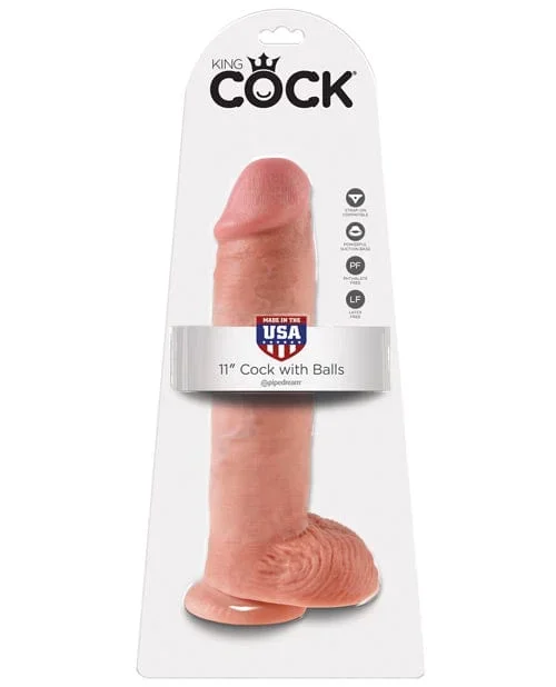 King Cock 11″ Cock with Balls