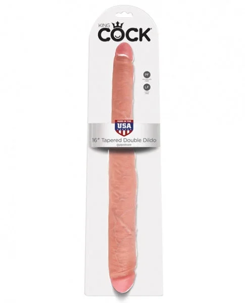 King Cock 16″ Tapered Double Dildo – Flesh