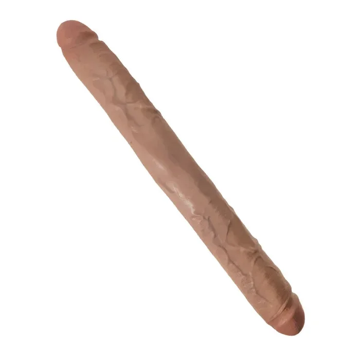 King Cock 16″ Thick Double Dildo – Tan