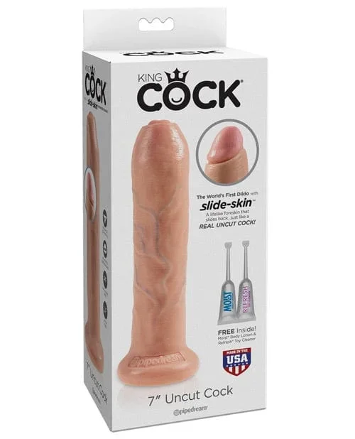 King Cock 7″ Uncut Dildo
