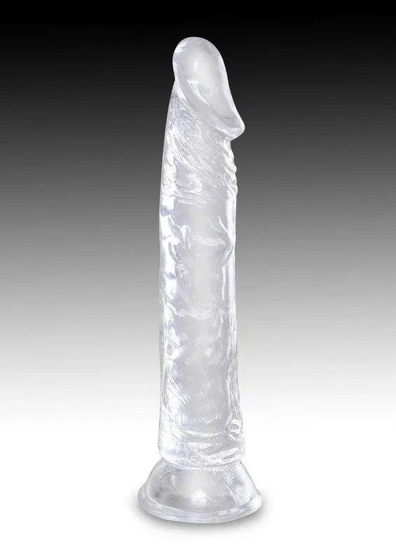 King Cock Clear Dildo 8in – Clear