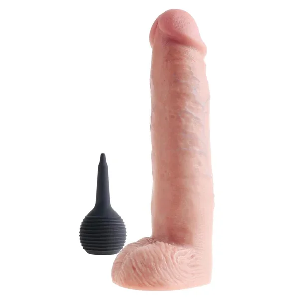 King Cock Squirting Dildo with Balls
