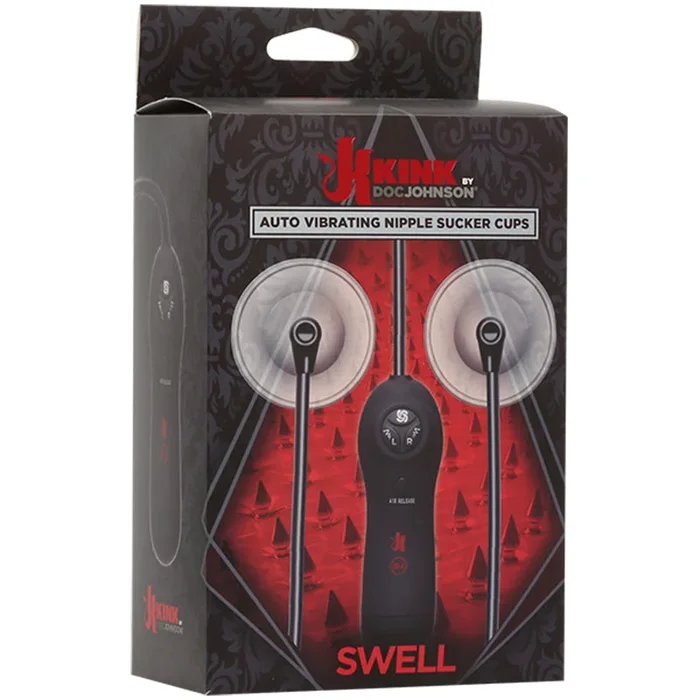 Kink – Swell – Auto Nipple Sucker Cups Black