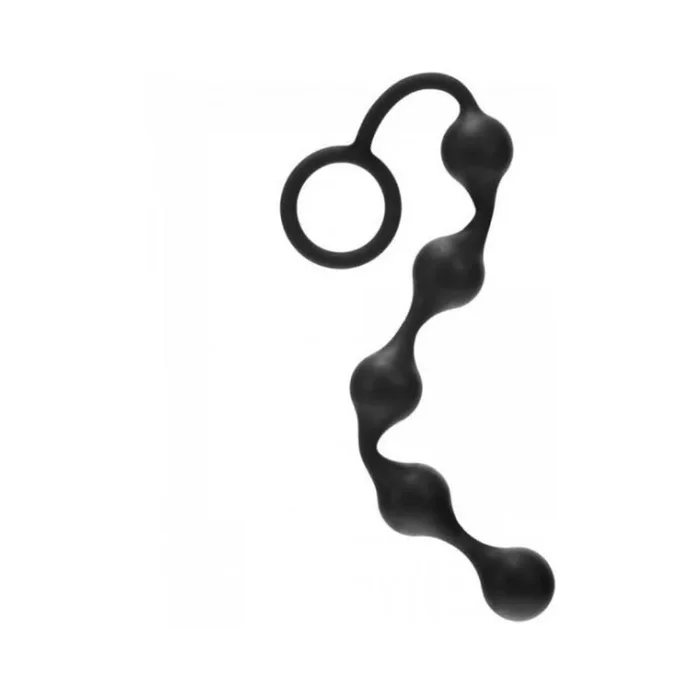Kinx Onyx Anal Beads Black