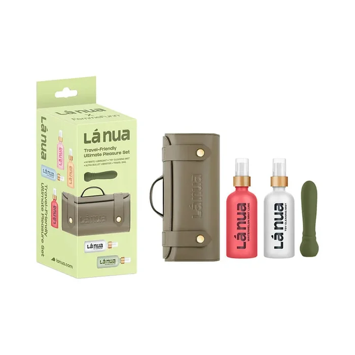 La Nua Gift Bag 3 Ultra Bullet with Toy Cleaner and Watermelon Mint Lube