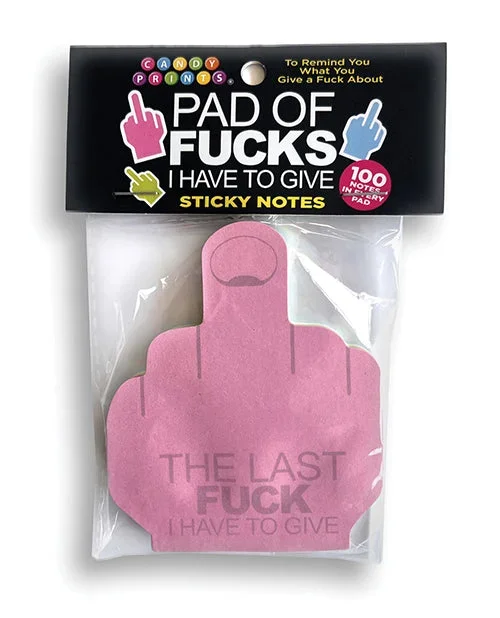 Last Fuck I Have to Give Sticky Notes – 100 Notes Per Pad