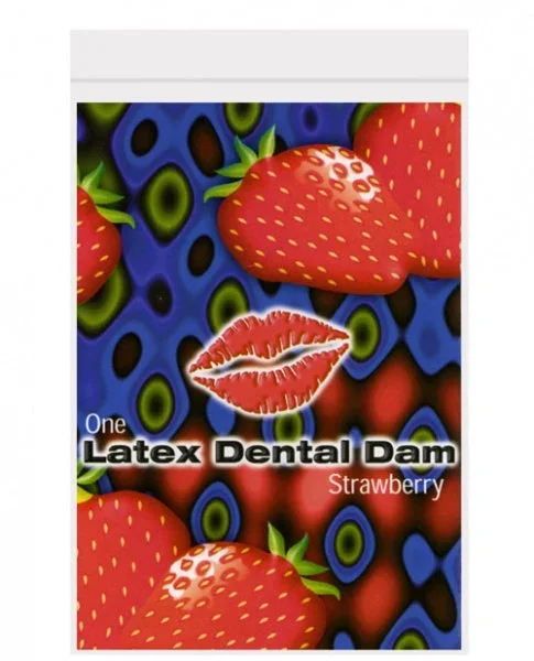 Latex Dental Dam – Strawberry