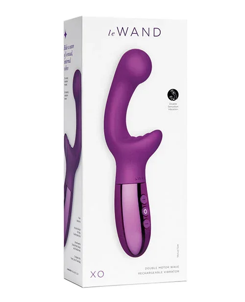 Le Wand XO Double Motor Wave Rechargeable Vibrator – Cherry