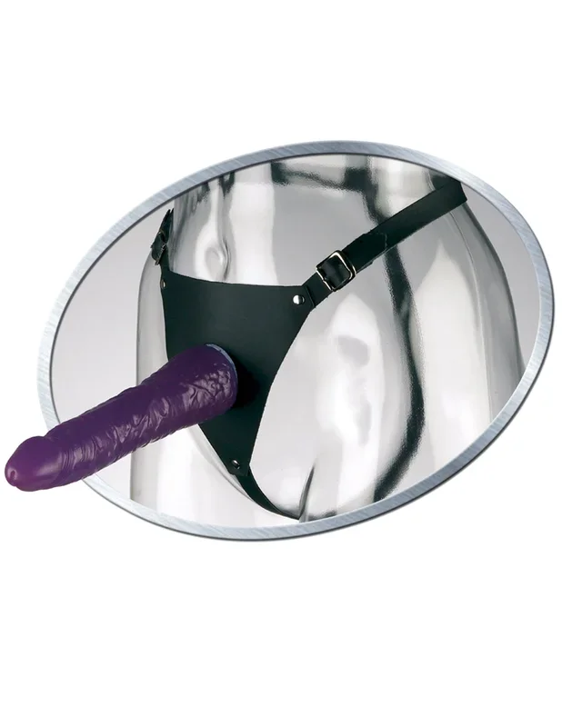 Leather Strap On Satisfy-Her