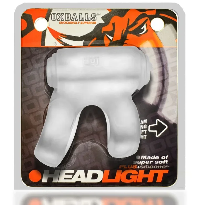 LED Lit Headlight Shaft Holster Cock Ring for Adult Intimacy