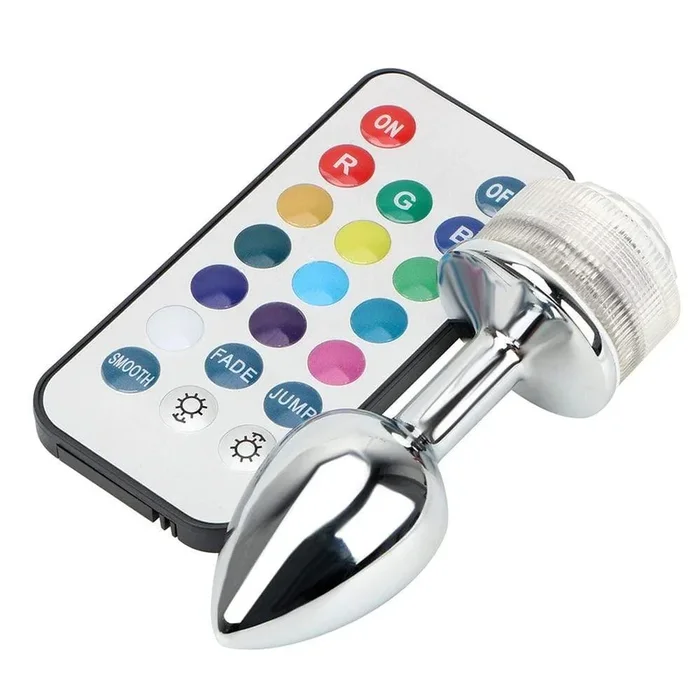 LED RGB Anal Remote Plug