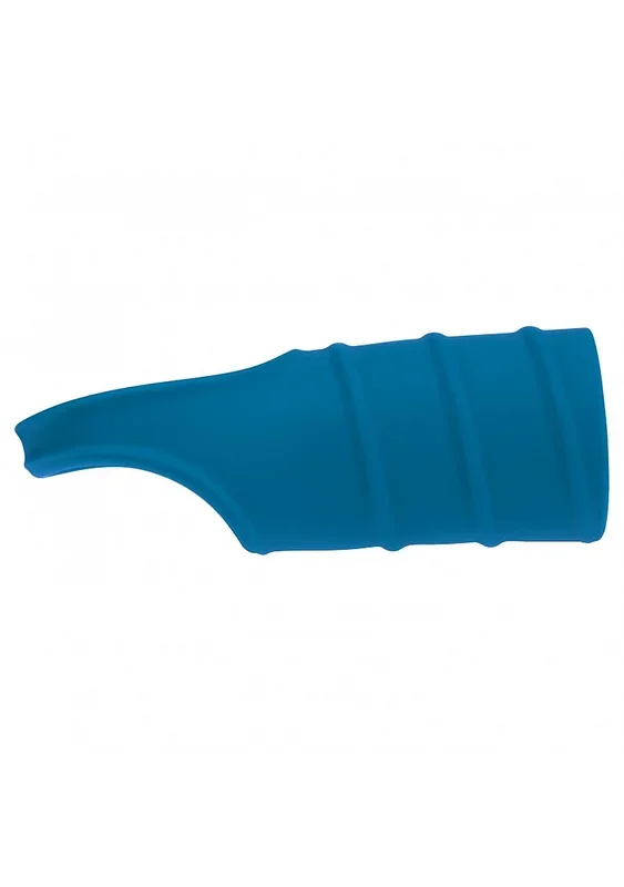 LEVELZ – Silicone Cock Ring & Ribbed Sleeve – Teal