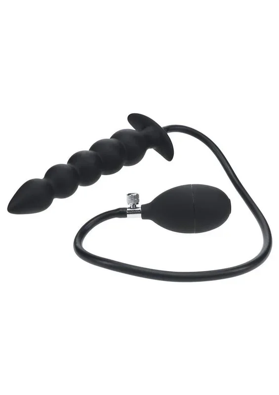 Levelz Beaded Inflatable Silicone Anal Plug