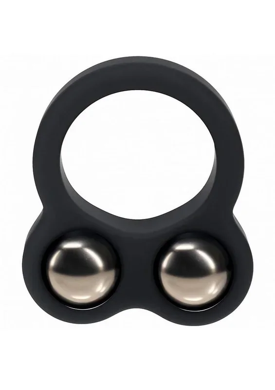 Levelz Liquid Silicone Double Weighted Ball Cock Ring