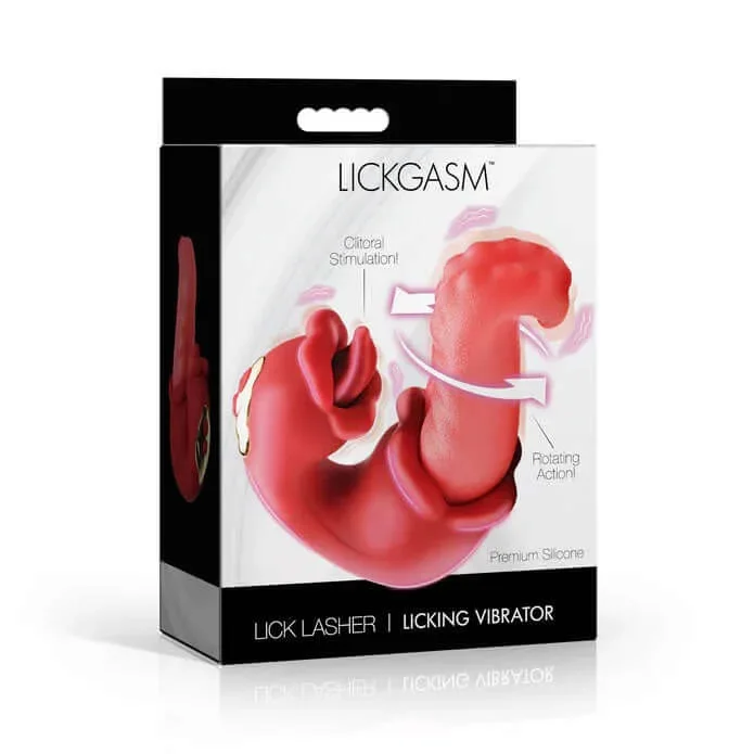 Lickgasm Lick Lasher Licking Vibrator Red