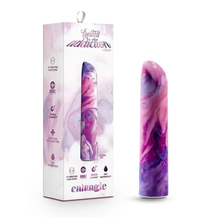 Limited Addiction Entangle – Power Vibe – Lilac 10.2 cm USB Rechargeable Bullet