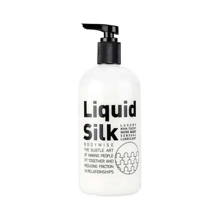 Liquid Silk Lubricant White Water Based 8.45 Oz