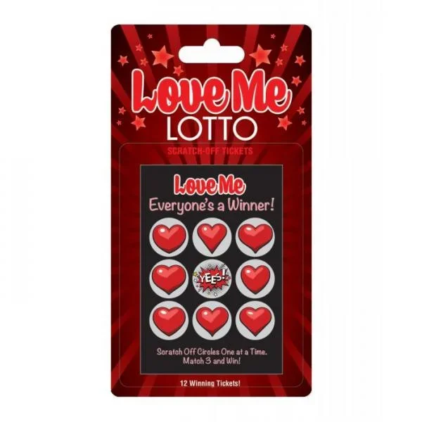 Love Me Lotto Scratch Off Tickets 12 Pack