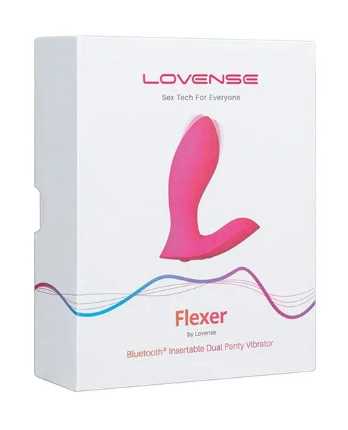 Lovense Flexer Dual Panty Vibrator – Pink