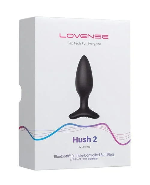 Lovense Hush 2 Butt Plug – Black
