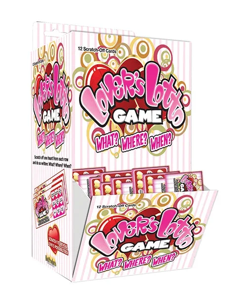 Lovers Lotto Game Scratch & Play Sex Game Display – Display of 144 pcs
