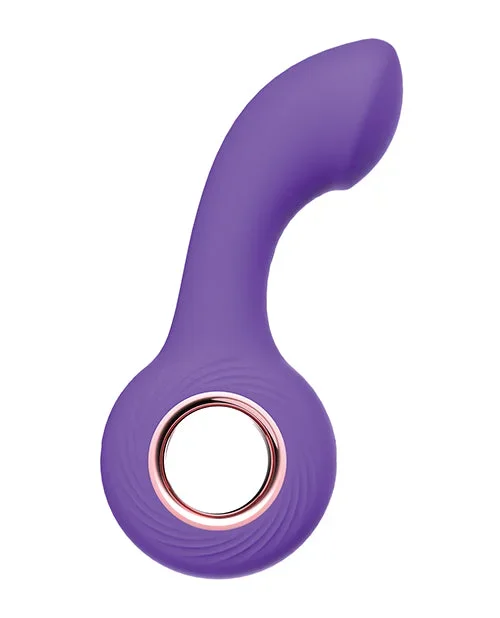 Luv Inc. Arched Ring Vibrator – Purple
