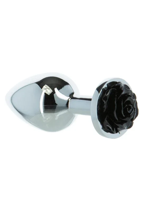 Lux Active Black Rose Base Anal Plug