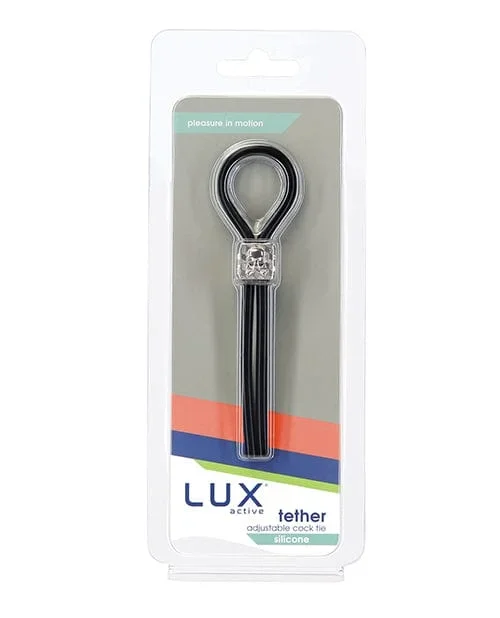Lux Active Tether Adjustable Cock Tie – Black