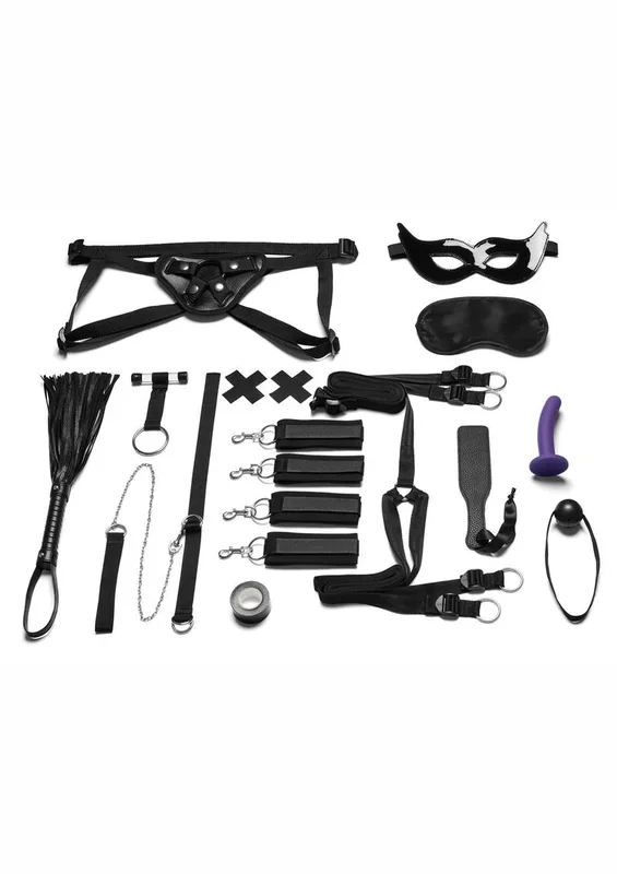 Lux Fetish Everything You Need Bondage In-A-Box Bedspreader